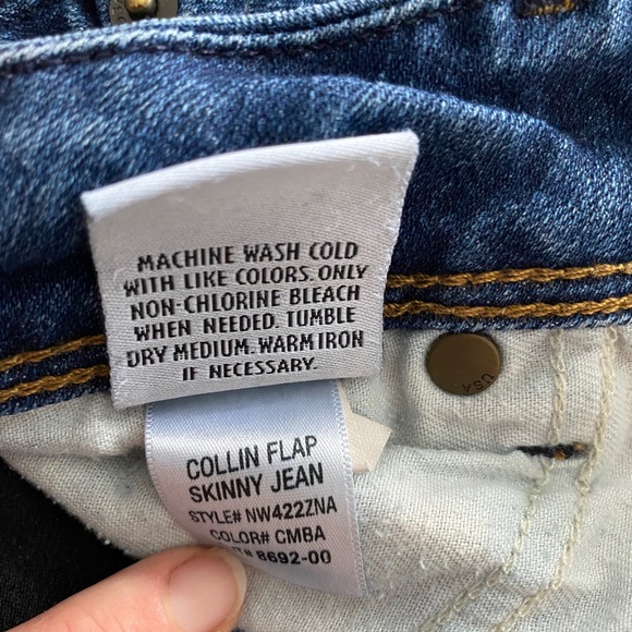 Hudson Collin flap skinny jeans - size 27 - Picture 3 of 3